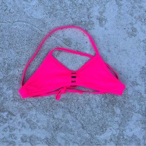 Jolyn Tomcat Bikini Top (M) Hot Pink